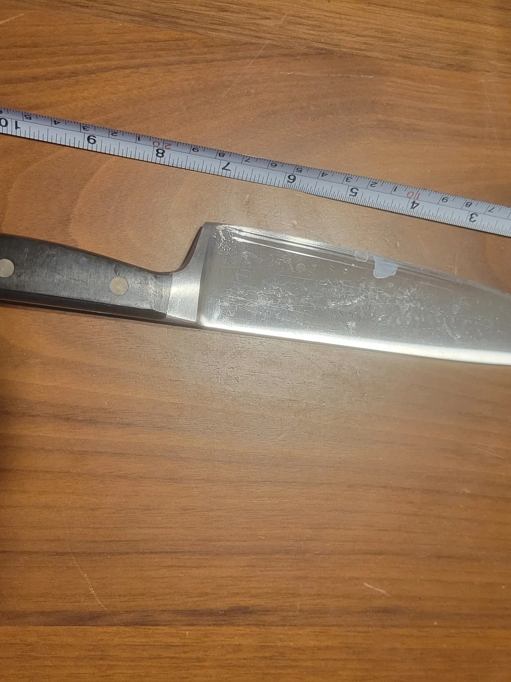 ZWILLING J.A. Henckels Stainless Steel Chef Knife with Black Handle
